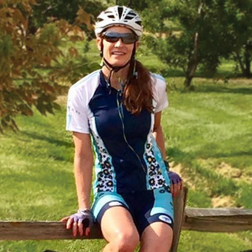 The Daisy Cycling Jersey - Wild Blue Yonder