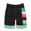 Serape Cycling Short - Seaglass