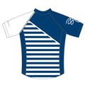 French Stripes Cycling Jersey - Marine (navy)