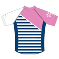 French Stripes Cycling Jersey - Pedal Pink