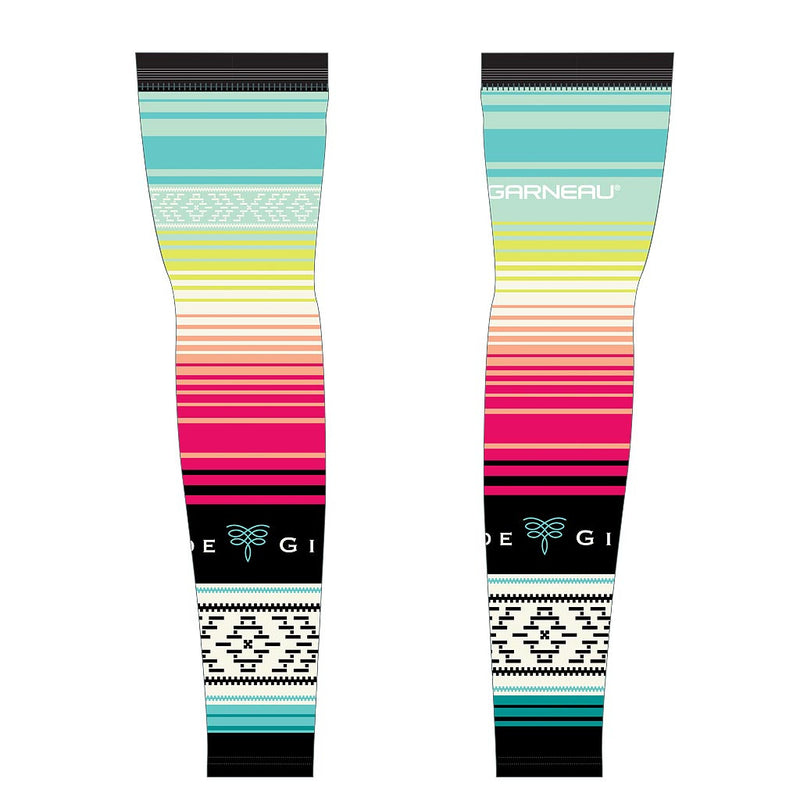 Serape Cycling Arm Warmers - Yucatán Blue