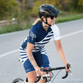 French Stripes Cycling Jersey - Marine (navy)