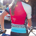 Serape Cycling Jersey - Cherry